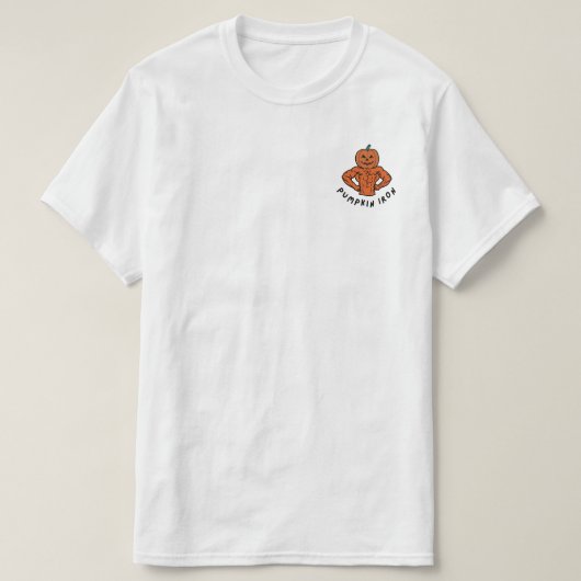 T-shirt Citrouille de fer (Design devant)