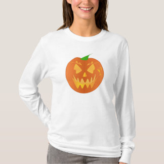 T-shirt Citrouille de Halloween dans le blanc