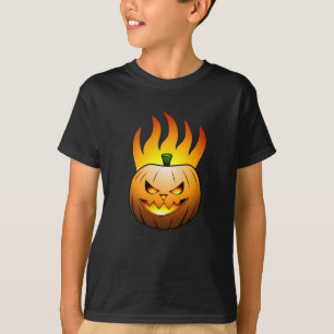 T-shirt Citrouille de Halloween Jack O'lantern