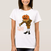T-shirt Citrouille de la fête d'Halloween Guy Clip Art, Ha (Devant)