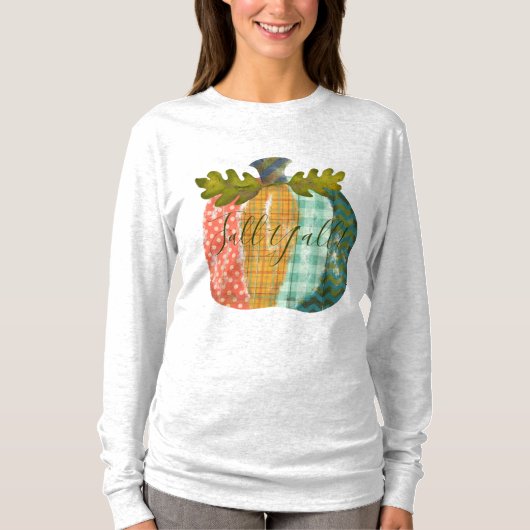 T-shirt Citrouille de parcours | Chute Y'all ! (Devant)