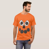 T-shirt Citrouille de Pickleball Heureuse (Devant entier)