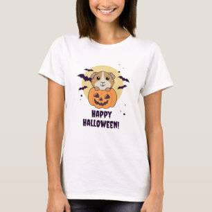 T-shirt Citrouille de porc de Guinée de doux animaux heure