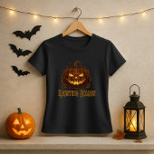 T-shirt Citrouille de saison de la haunée Jack-O′Lantern