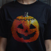 T-shirt Citrouille de télévision Glitchy Femmes