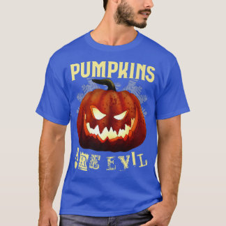 T-shirt Citrouille Déplaisant d'Halloween effrayant