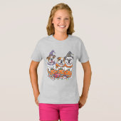 T-shirt Citrouille des Bulldogs anglais d'Halloween (Devant entier)