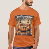 T-shirt Citrouille d'Halloween (Devant)