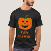 T-shirt Citrouille d'Halloween (Devant)