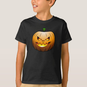 T-shirt Citrouille d'Halloween Jack o'lantern