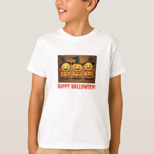 T-shirt Citrouille d'Halloween pour enfants