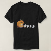 Citrouille d'Halloween poursuivant un fantôme Png,