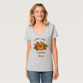 T-shirt citrouille doux pour mère (Devant entier)