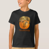 T-shirt Citrouille drôle de Halloween Trumpkin d'atout (Devant)