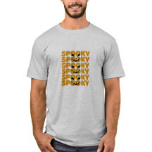 T-shirt Citrouille éffrayant Halloween | Typograph