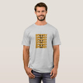 T-shirt Citrouille éffrayant Halloween | Typograph (Devant entier)