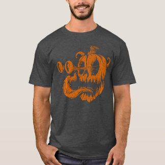 T-shirt Citrouille effrayante Halloween Horreur Halloween