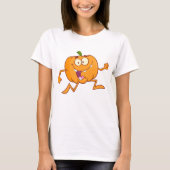 T-shirt Citrouille en course (Devant)
