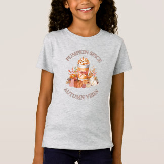 T-Shirt Citrouille épice Latte cosy Automne Automne citrou