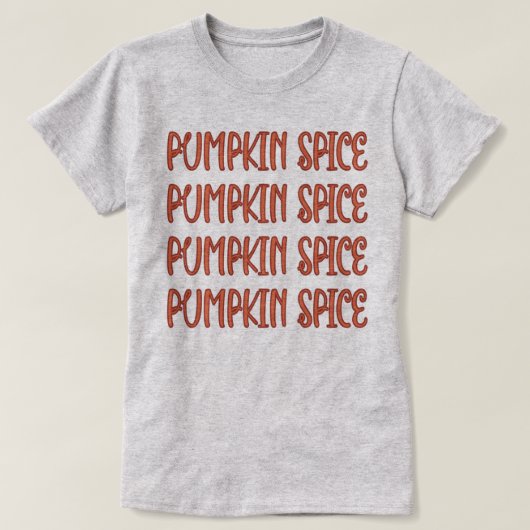 T-shirt citrouille épices (Design devant)