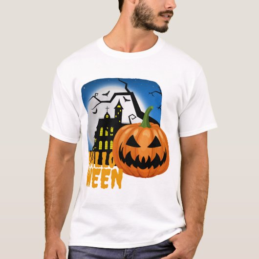 T-shirt Citrouille Halloween (Devant)