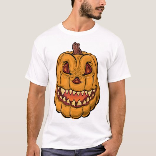 T-shirt Citrouille Halloween (Devant)