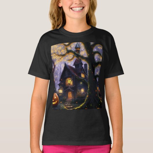 T-shirt citrouille/Halloween/automne/automne (Devant)