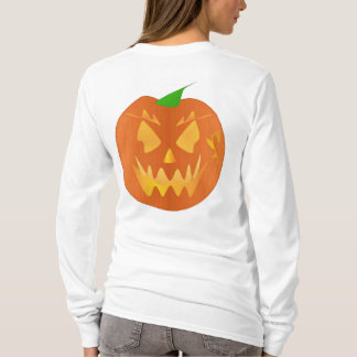 T-shirt Citrouille Halloween en Bleu bébé