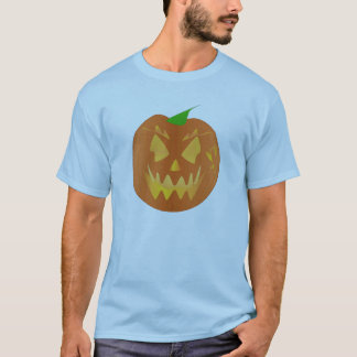 T-shirt Citrouille Halloween en bleu clair