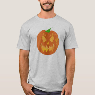 T-shirt Citrouille Halloween en gris
