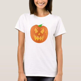 T-shirt Citrouille Halloween en jaune