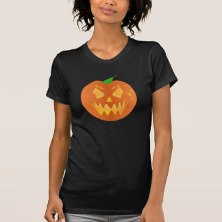 T-shirt Citrouille Halloween en noir