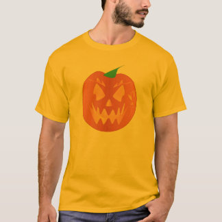 T-shirt Citrouille Halloween en or
