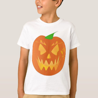 T-shirt Citrouille Halloween En Orange