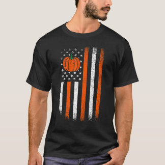 T-shirt Citrouille Halloween Jack O Lanterne en détresse A