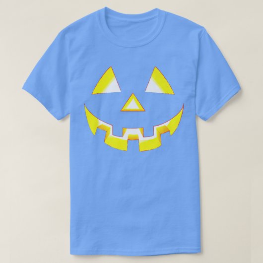 T-shirt Citrouille Halloween tour ou traiter Jack O'Lanter (Design devant)