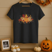 T-shirt Citrouille Harvest Maternité Halloween Automne Bum
