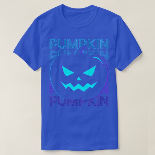 T-shirt Citrouille Head Jack-o'-lantern Halloween Retro (Design devant)
