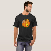 T-shirt Citrouille idiot effrayé (Devant entier)