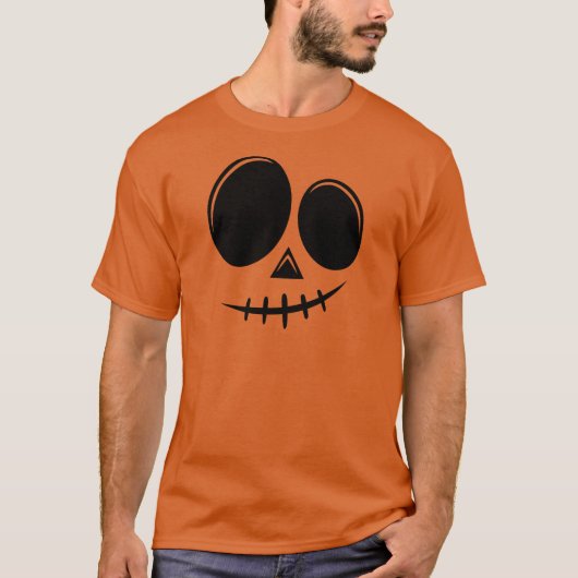 T-shirt Citrouille Jack-o'-lantern Halloween (Devant)