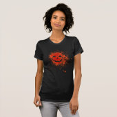 T-shirt Citrouille Jack O'lantern (Devant entier)