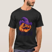 T-shirt Citrouille Jack O'Lantern Face Mal Sourire Hallowe (Devant)