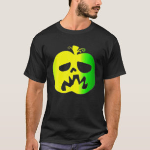 T-shirt Citrouille jaune vert d'Halloween