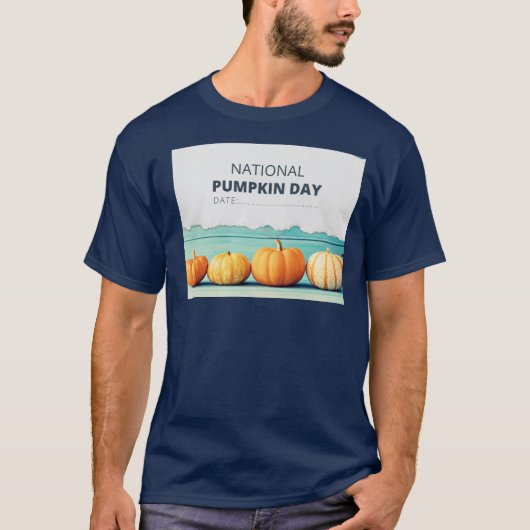 T-shirt Citrouille jour (Devant)