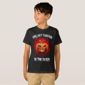 T-SHIRT CITROUILLE LA PLUS COOL DU PATCH SUR MESURE (Devant entier)
