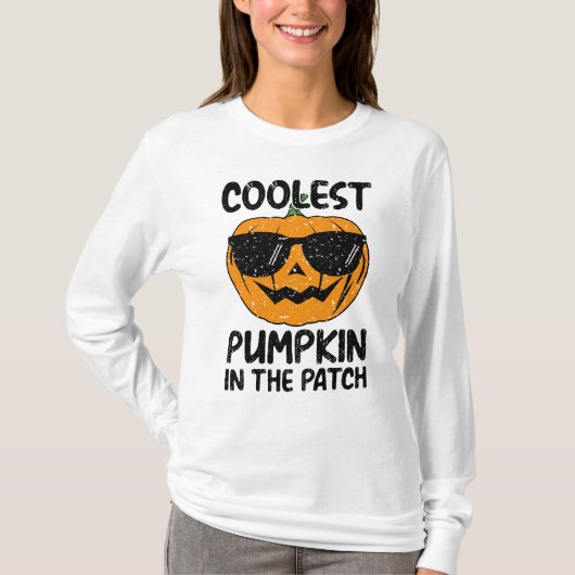T-shirt Citrouille la plus froide dans le timbre, femmes d (Devant)