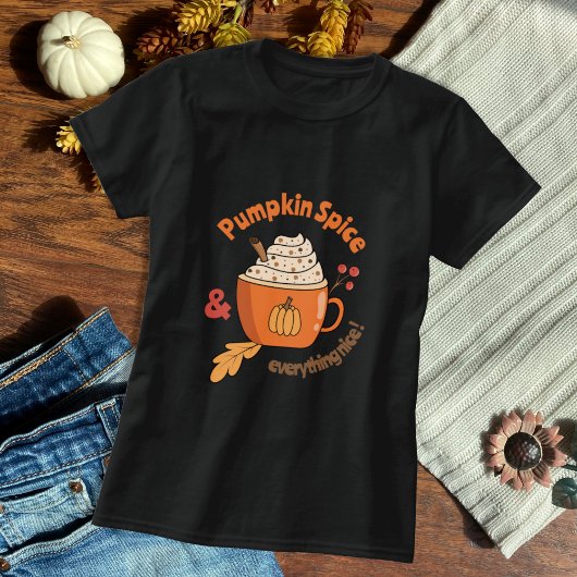 T-Shirt citrouille  Latte Spice
