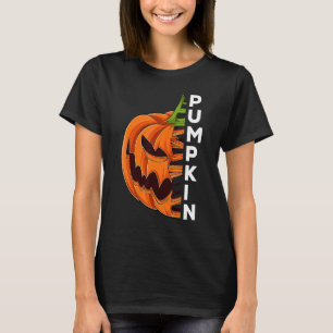 T-shirt Citrouille Lazy Halloween Costume d'effroi Déplais