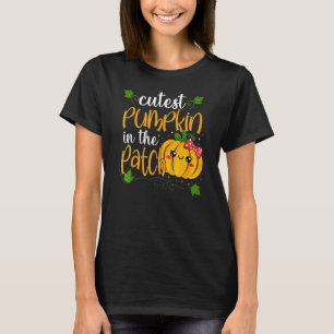 T-shirt Citrouille Le Plus Cur Dans Le Patch Halloween Tha