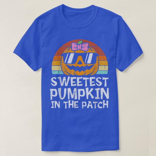 T-shirt Citrouille Le Plus Doux Dans Le Patch Femmes Hallo (Design devant)
